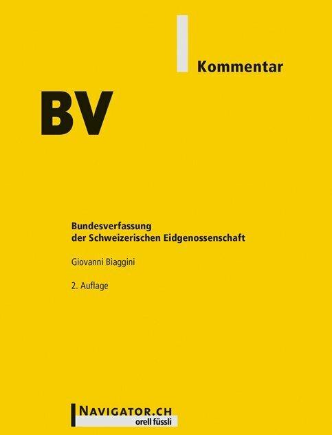 Image du produit BV Kommentar (Allemand, Giovanni Biaggini, 2017)