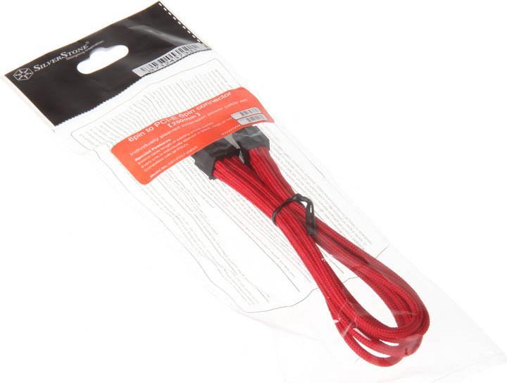 Produktbild Silverstone ATX Extension 6-6(PCI-E)Pin rot