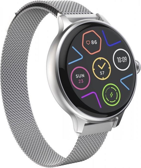 Image du produit Carneo Hero mini HR+/Silver/Elegant Band/Silver (40 mm)
