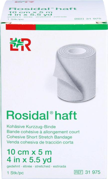 Actual product image Lohmann & Rauscher haft kohäsive Kurzzugbinde 10cmx5m