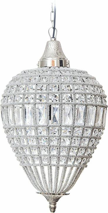 Produktbild Loberon Kronleuchter Burbank silber/ klar (31 cm)