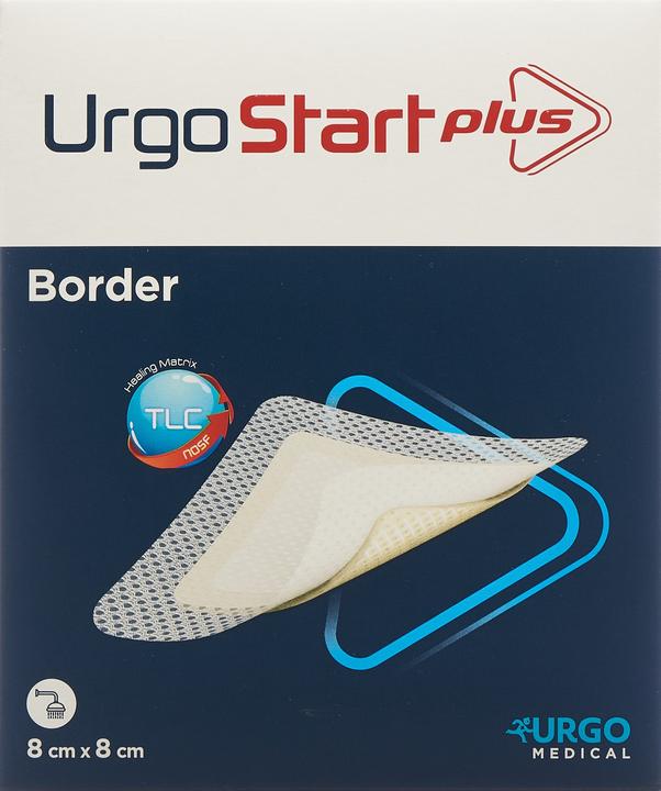 Produktbild Urgo Plus Border Selbsthaftende Polyacrylatwundauflage mit mikroadhäsiver TLC-NOSF-Wundheilungsmatrix (1130.25 ml)