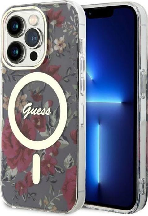 Produktbild Guess iPhone 14 Pro 6.1 hardcase Flower MagSafe (Apple iPhone 14 Pro)
