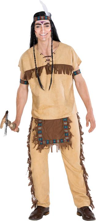 Image du produit Dressforfun Costume pour homme indien Faucon Noir (L)