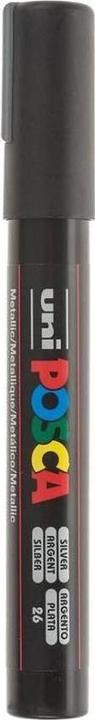 Actual product image Posca Marker PC-5M round tip (Silver, 2.50 mm, 1 x)