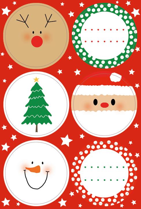 Actual product image Braun + Company Sticker "Happy Christmas