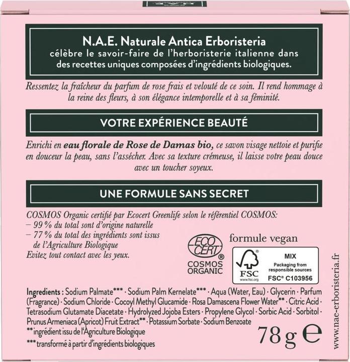 Immagine prodotto N.A.E. Naturale Antica Erboristeria Barretta purificante delicata per il viso, con certificazione (Sapone)