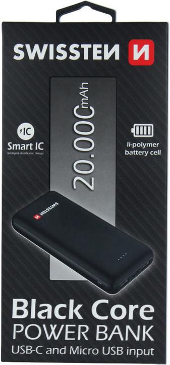 Produktbild Swissten 22013928 Powerbank Lithium Polymer (LiPo) (20000 mAh, 74 Wh)