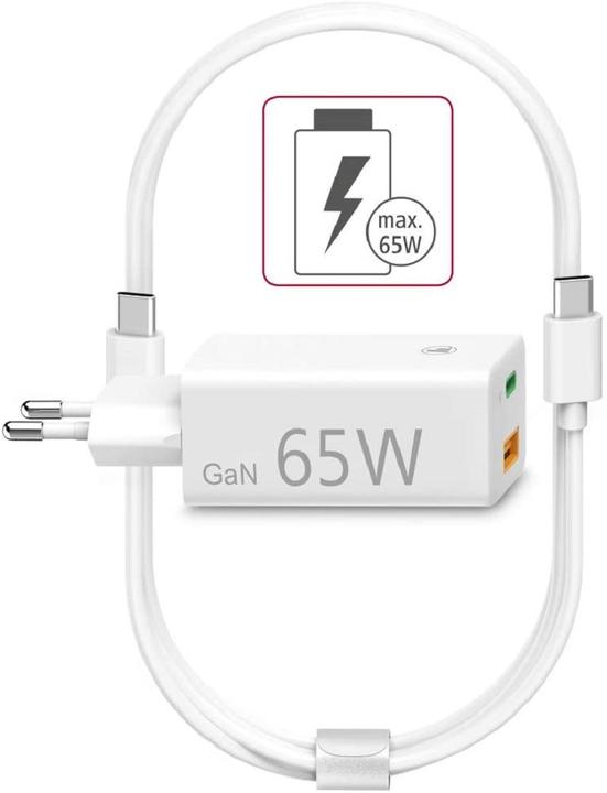 Produktbild Hama GaN Charger + USB Kabel (65 W)