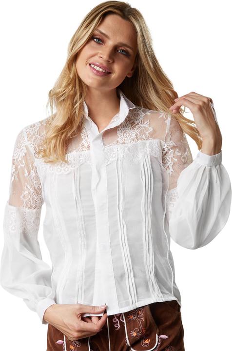 Produktbild tectake Trachtenbluse Lenerl (XXL)