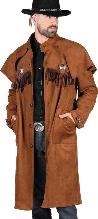 Immagine prodotto Thetru Cappotto da uomo Western, marrone (M)