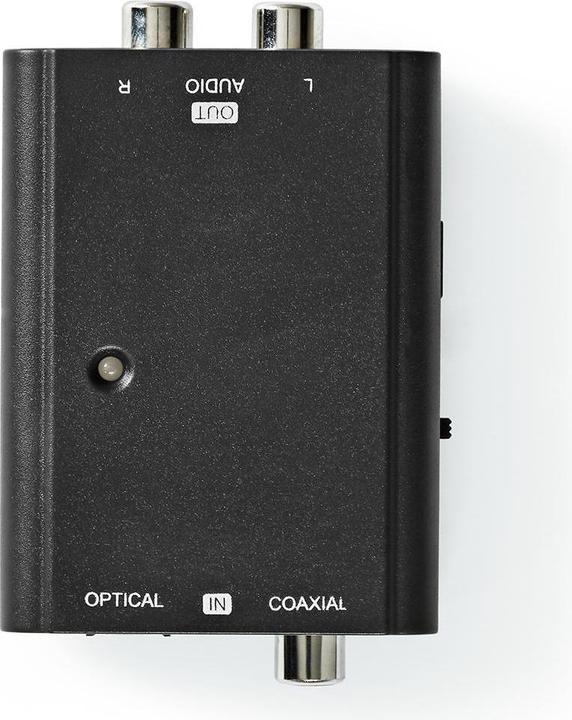 Productafbeelding Nedis Digitale audioconverter 2-weg aansluitingen - Ingang: 1x S/PDIF (RCA) aansluiting / 1x TosLink (0.05 m, Optische)