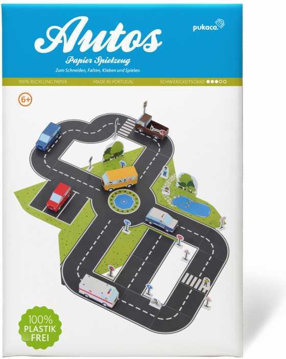 Produktbild Pukaca Papierspielzeugset. Fahrzeuge auf Strasse (Deutsch)