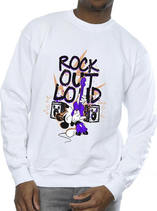 Immagine prodotto Disney Mickey Mouse Rock Out Loud Felpa Uomo (M)