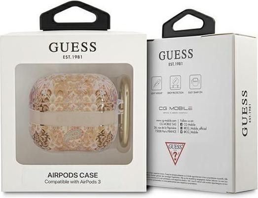 Produktbild Guess GUA3HHFLD AirPods 3 Gold (Kopfhörer Tasche)