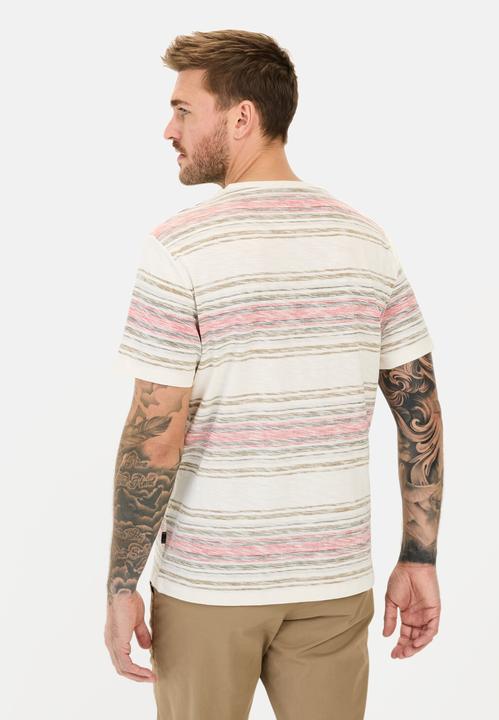 Image du produit Camel Active T-Shirt mit Streifenmuster aus Baumwolle (L)