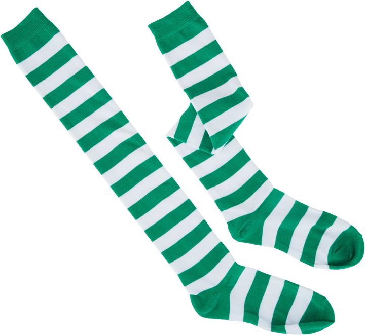 Actual product image Dressforfun St. Patrick's Day knee socks with stripes (One size)