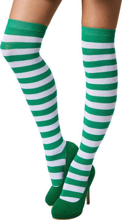 Actual product image Dressforfun St. Patrick's Day knee socks with stripes (One size)