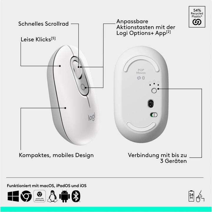 Produktbild Logitech POP Icon Combo (CH, Kabellos)
