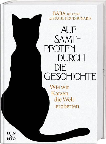 Actual product image Auf Samtpfoten durch die Geschichte (German, Paul Koudounaris, Elisabeth Liebl, the cat Baba, 2023)
