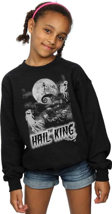 Produktbild Disney Nightmare Before Christmas Hail The King Sweatshirt Mädchen (116)