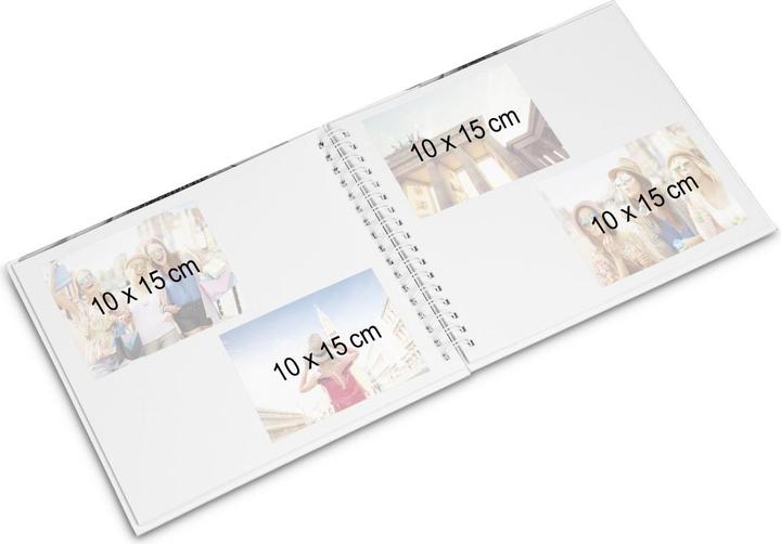 Actual product image Hama Blocks Spiral 28x24 50 white pages (28 x 24 cm)