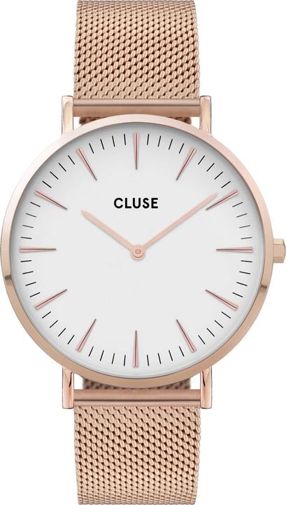 Produktbild Cluse La Bohème Mesh Rosé (Analoguhr, 38 mm)