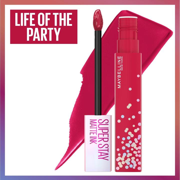 Actual product image Maybelline New York Super Stay Matte Ink (390 Life of the Party)