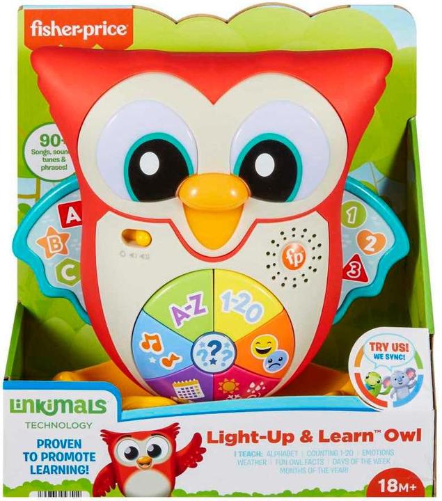 Actual product image Fisher-Price Fisher Price Early Activity Talks Carletto Owl (Italian)