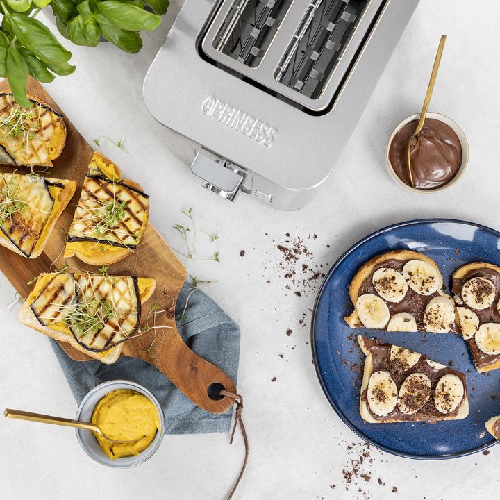 Produktbild Princess 142400 Steel Toaster 2 - 7 einstellbare Stufen - 850 W (EU-Stecker)