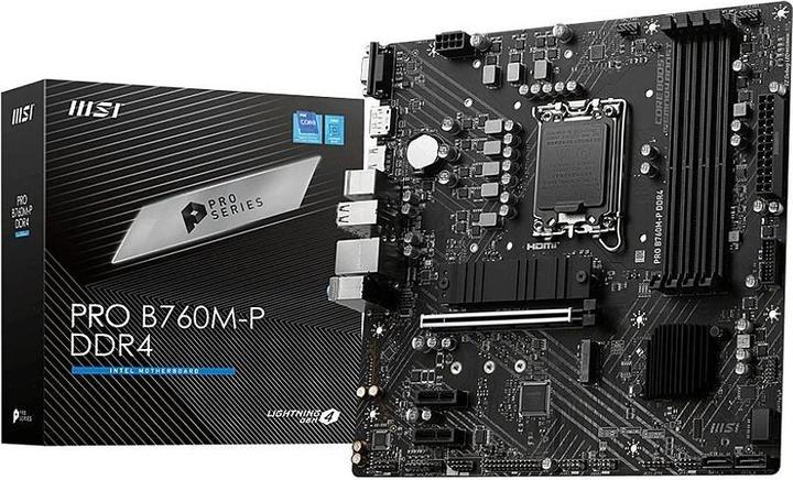 Actual product image MSI PRO B760M-P (LGA 1700, Intel B760, mATX)