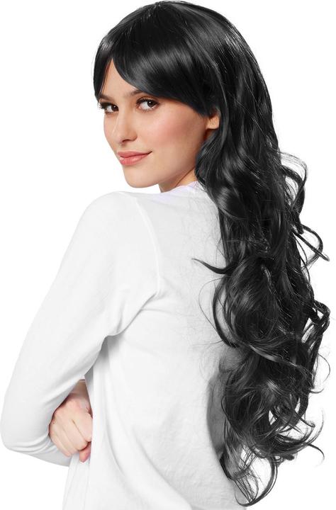 Actual product image tectake Curly Long-Haired Wig