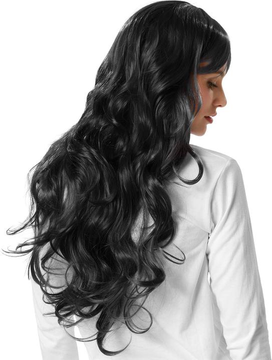 Actual product image tectake Curly Long-Haired Wig