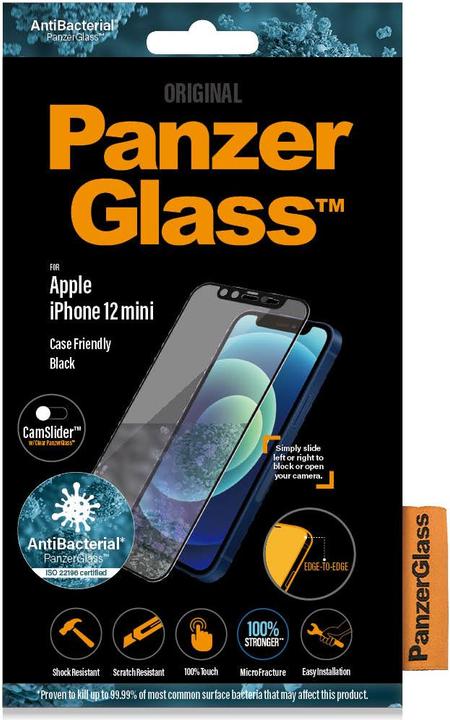 Produktbild PanzerGlass Case Friendly AB (1 Stück, Apple iPhone 12 mini)