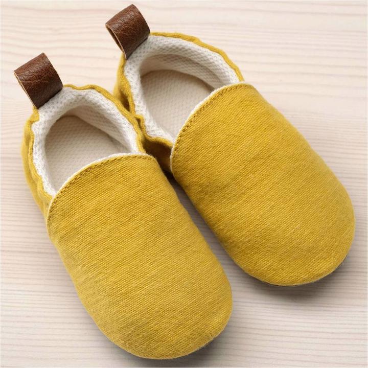 Produktbild Pololo Baumwoll Schuhe, gelb Gr. 18/19 (19)