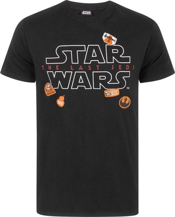 Immagine prodotto Star Wars Tshirt Gli ultimi Jedi con distintivo (S)