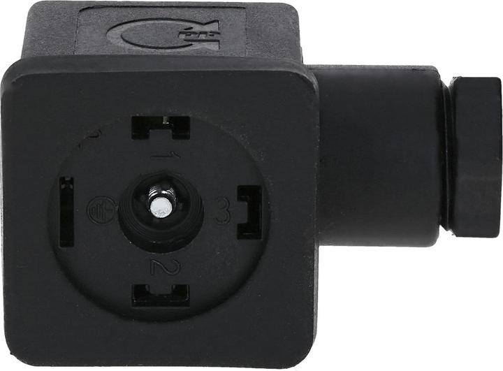 Image du produit Kalitec 5 Stück Ventilstecker Bauform A schwarz 3 polig I Kontaktfläche 27 x 27 mm² I PG9 I Kontaktt