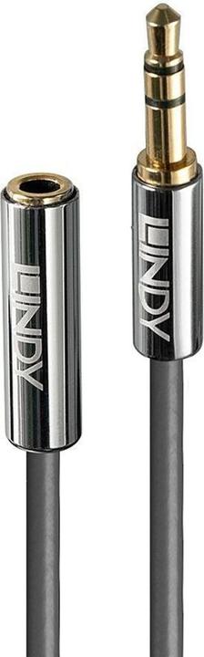 Actual product image Lindy 3.5 mm – 3.5 mm (0.50 m, Cinch, 3.5mm jack (AUX))