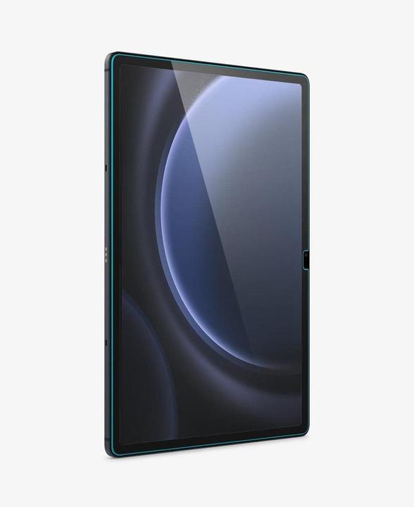 Actual product image Spigen Glas.tR Slim tempered glass for Samsung Galaxy Tab S9 FE+ 12.4" X610 / X616B (1 Piece, Galaxy Tab S9 FE+)