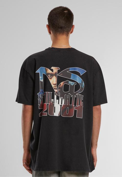 Actual product image Mister Tee Nas Stillmatic Acid Washed Oversize Tee - 89293 (S)