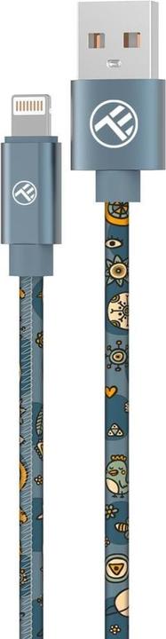 Image du produit Tellur Graffiti USB to Lightning cable 3A 1m Blue (1 m, USB 3.2 Gen 1)