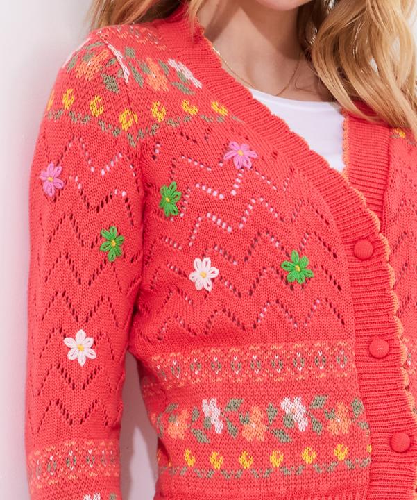Produktbild Joe Browns V-Neck Floral Cardigan (36)