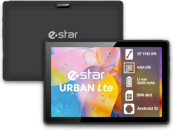 Actual product image Estar Tablet computer URBAN 1020L 64GB LTE (4G, 10.10", 64 GB, Melna)