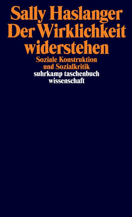 Produktbild Der Realität widerstehen (Deutsch, Sally Haslanger, 2021)
