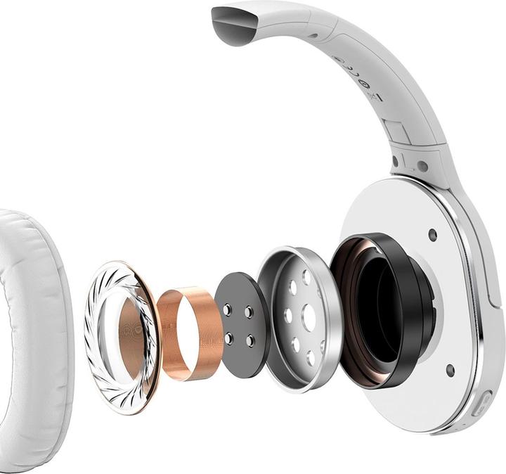 Actual product image Baseus Encok headphone D02 Pro White (40 h, Wireless)
