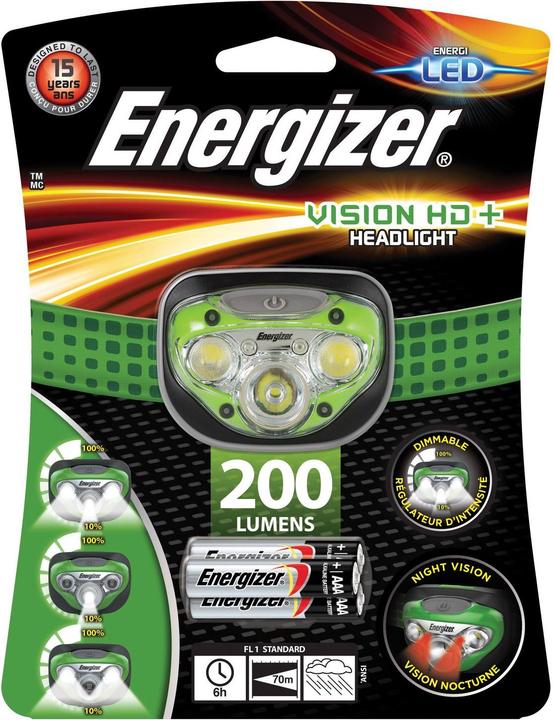 Actual product image Energizer Vision HD Plus (350 lm)