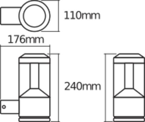 Produktbild Ledvance Smart+ Modern Lantern (650 lm, IP44)