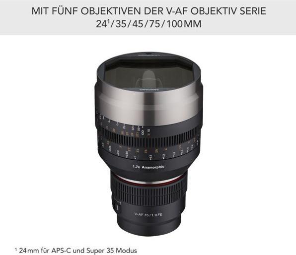 Produktbild Samyang V-AF Anamorphic Adapter