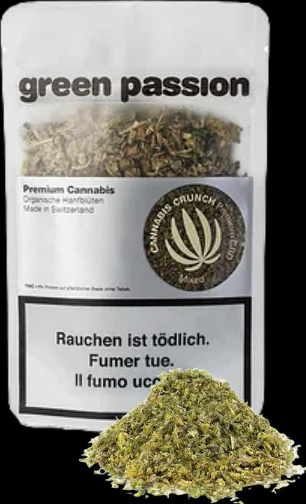 Green Passion Cannabis Crunch (20 g, Intérieur)
