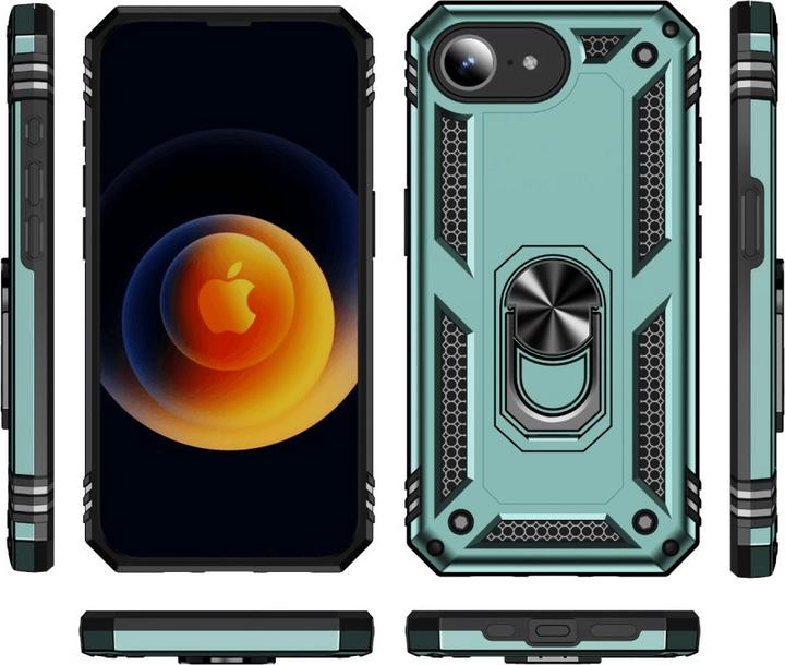 Actual product image Cover-Discount iPhone 16e - Robustes Back Cover mit Kickstand (Apple iPhone 16e)